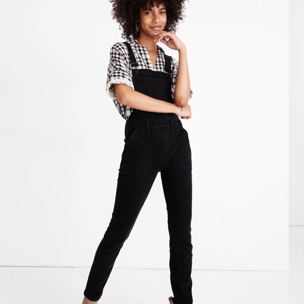 Madewell Women's Dark Denim Overalls